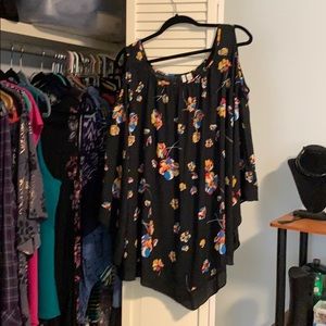 Cold shoulder blouse